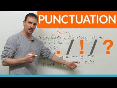 Learn Punctuation: period, exclamation mark, question mark