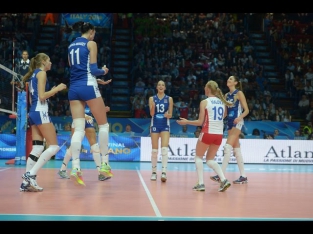 Волейбол, Россия-США, чемпионат мира 2014. Женщины. Третий этап