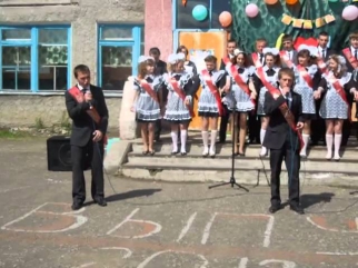 Выпускники 2013 года,Серебрянской школы поют реп!!!