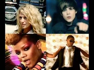 Justin Bieber, Kesha, Usher, Rihanna -  Baby, Tik-tak, OMG, Rude boy 2011 new.wmv