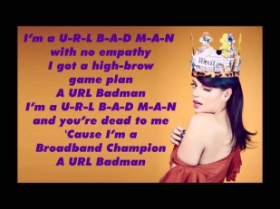 Lily Allen - URL Badman (Lyrics)