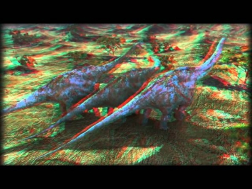 3D мульт о динозаврике, качество супер HD720 (анаглиф)