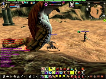 Karos online- Avesome boss down with enemy