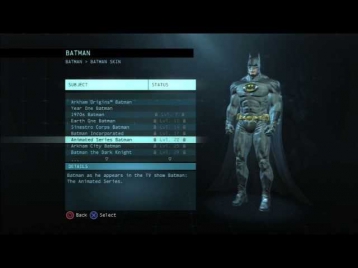 Batman Arkham Origins ONLINE: All Bruce Waynes Batsuits SINESTRO CORPS , BATMAN BEYOND & MORE!