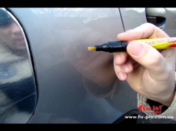 Убирает ли царапины c автомобиля карандаш Fix It PRO?