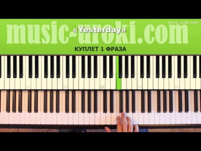 The Beatles - Yesterday (piano cover + Ноты + Tutorial)