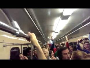 Массовый дебилизм в киевском метро