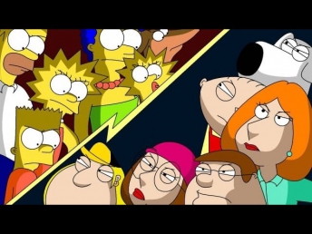 The Simpsons/Family Guy Crossover - Comic Con 2014