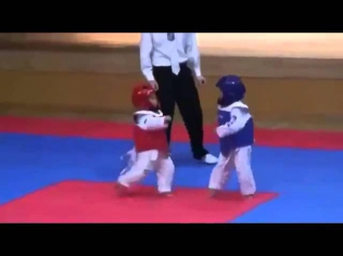 Amazing taekwondo kids fight Funny cute kids HD KeeK 2014
