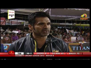 Sunil Shetty talks disappointed he's not playing - CCL Interviews 2013