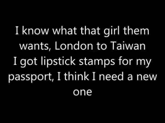 Jason Derulo Talk Dirty To Me Ft 2 Chainz lyrics on screen